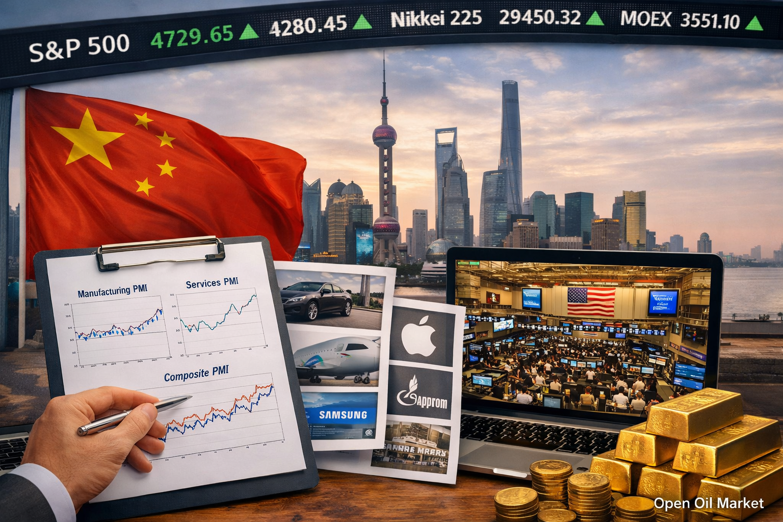 Événements économiques et rapports d'entreprise - Samedi 31 janvier 2026 : PMI de Chine et repères pour les investisseurs.