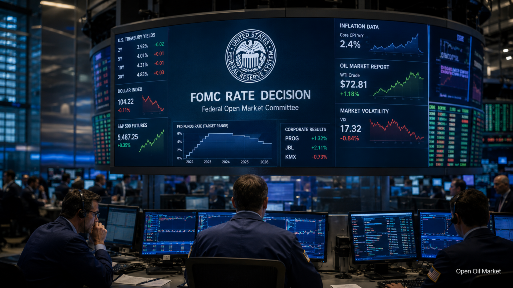 Événements économiques et rapports d'entreprise, mercredi 17 juin 2026 : FOMC, inflation au Royaume-Uni et dans la zone euro, rapport de l'AIE et rapports de Progressive, Jabil et CarMax