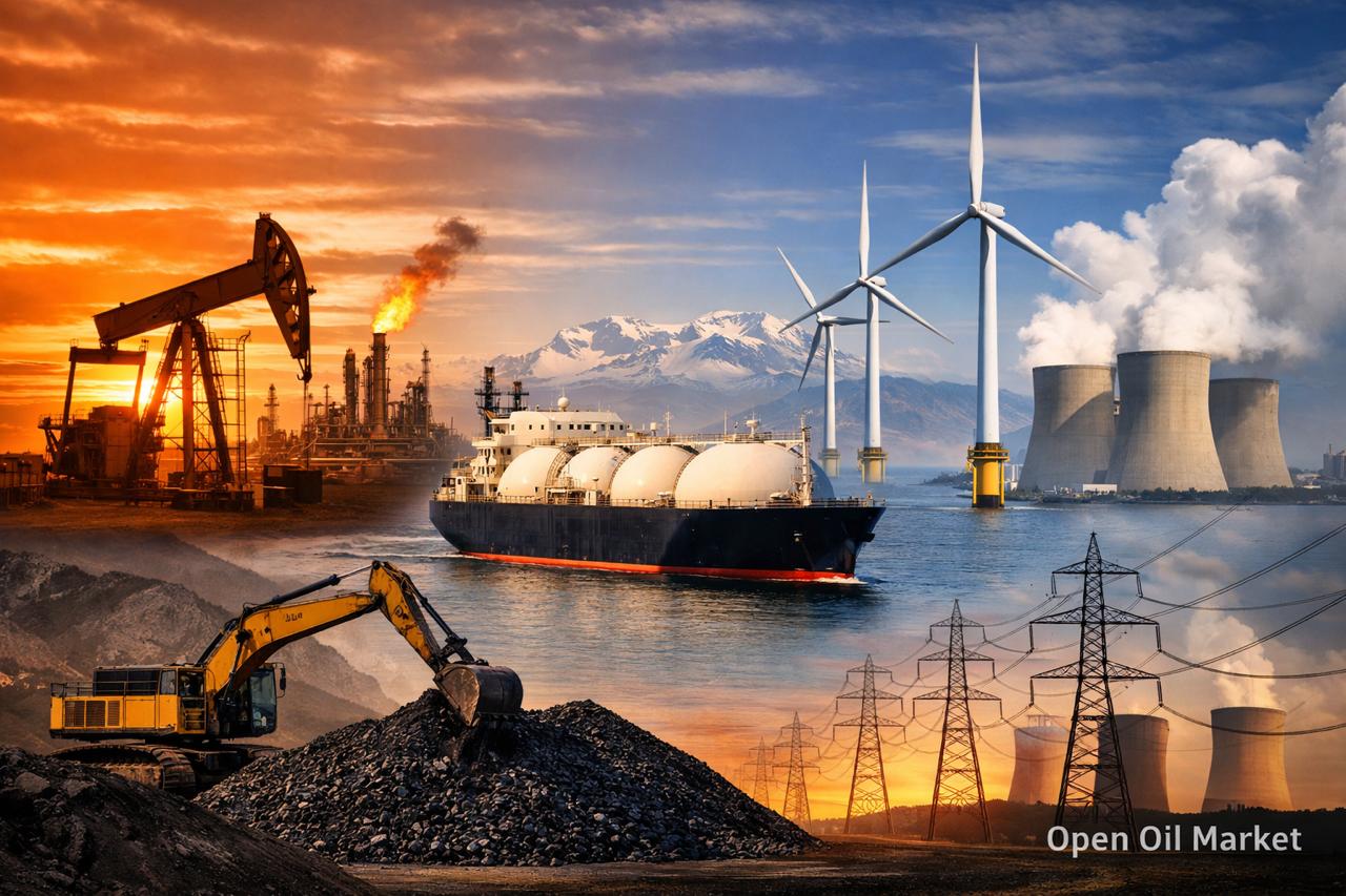 Actualités pétrolières et énergétiques — vendredi 19 décembre 2025 : pétrole à des niveaux minimaux, gaz sous pression, transition énergétique et géopolitique