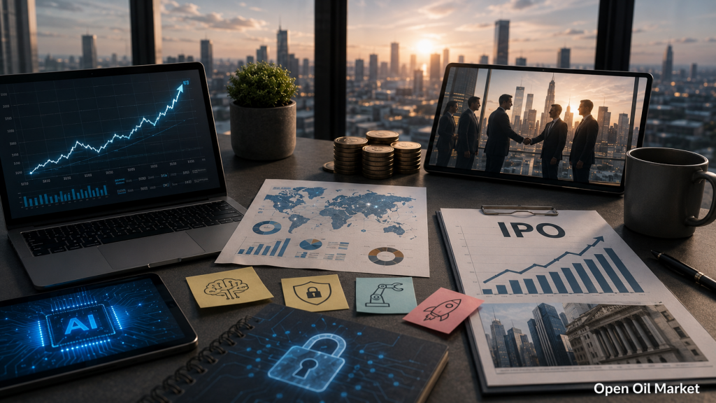 Investissements en capital-risque et start-ups 25 juillet 2026 : 510 milliards $, transactions dans l'infrastructure IA, cybersécurité et robotique, IPO et sorties