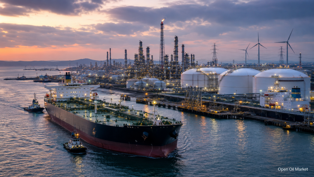 Actualités pétrolières et énergétiques du 9 juin 2026 : pétrole, GNL, raffineries et secteur énergétique mondial.