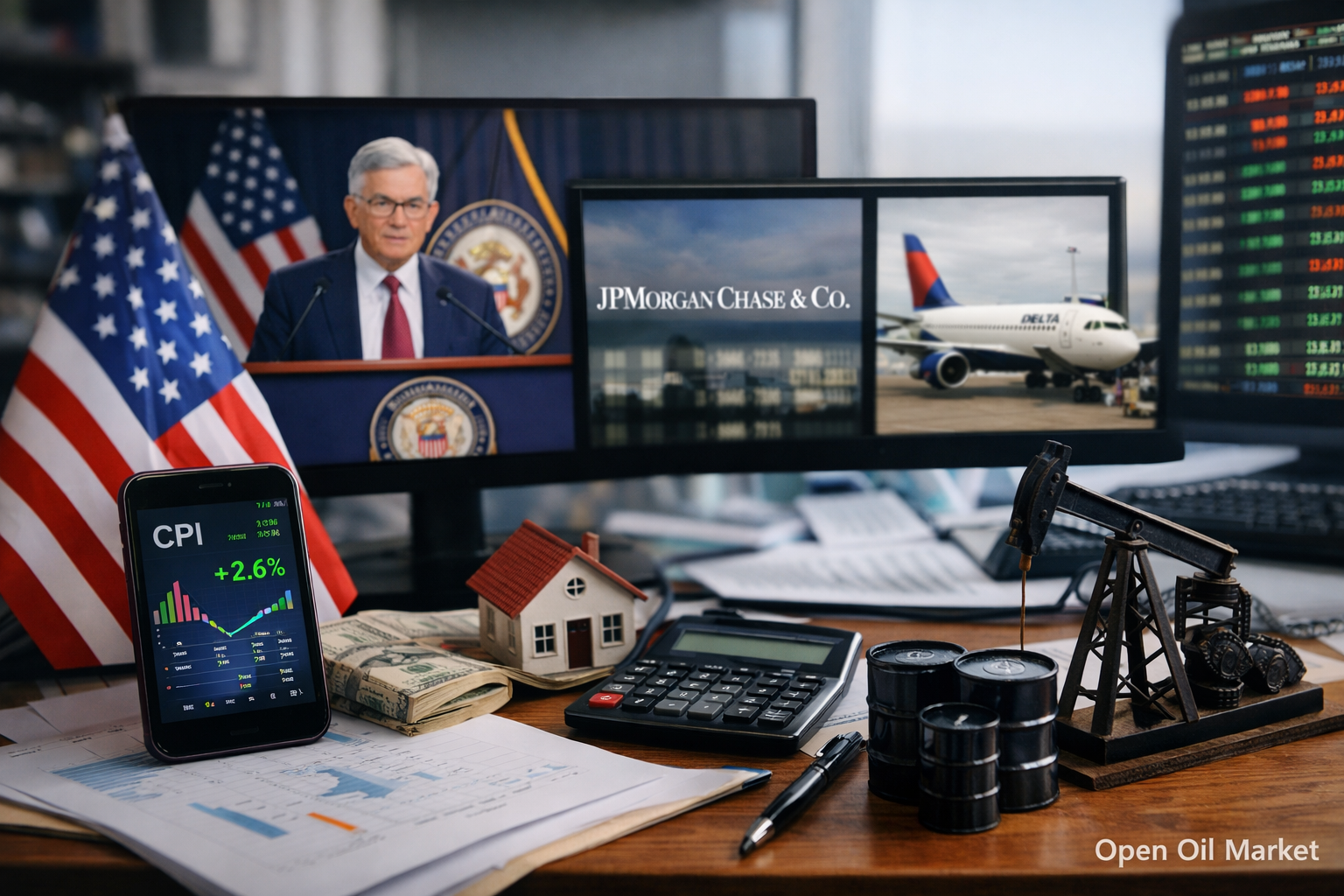 Événements économiques et résultats d'entreprise - mardi 13 janvier 2026: CPI des États-Unis et début de la saison des rapports