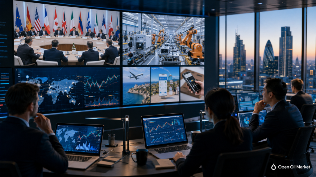 Marchés mondiaux du 18 mai 2026 : les analystes évaluent la réunion du G7, la production industrielle de la Chine et les rapports d'entreprises de Baidu, Ryanair, Trip.com et XP Inc
