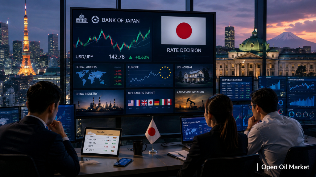 Événements économiques et rapports d'entreprise — mardi 16 juin 2026 : taux Banque du Japon, ZEW et API