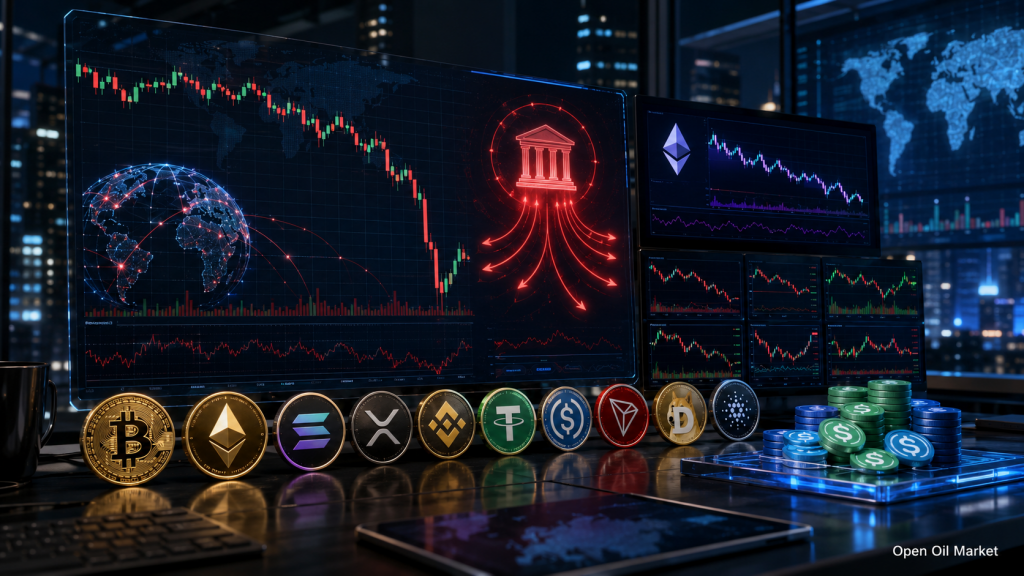 Actualités des cryptomonnaies, vendredi 5 juin 2026 : Bitcoin sous pression des sorties ETF, le marché cherche un soutien dans la régulation et les stablecoins