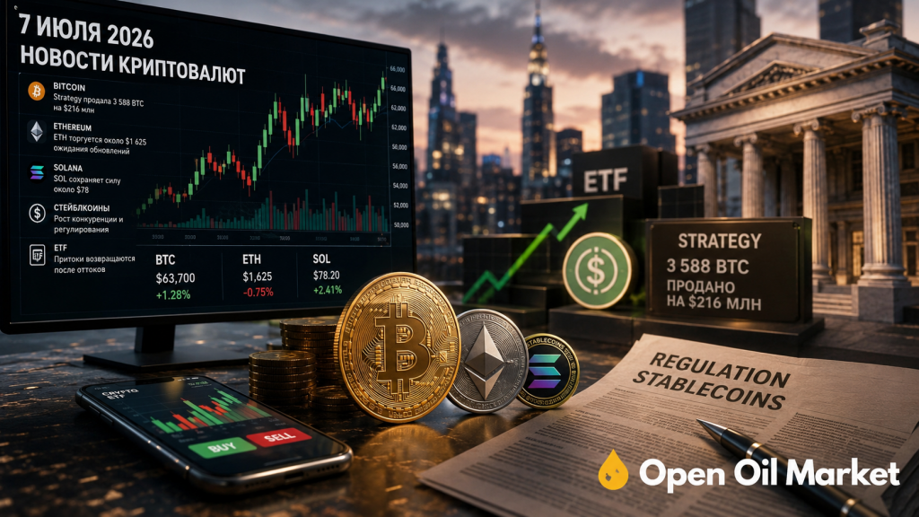 Actualités des cryptomonnaies du 7 juillet 2026 : Bitcoin, ETF, stratégie, Ethereum, Solana et stablecoins