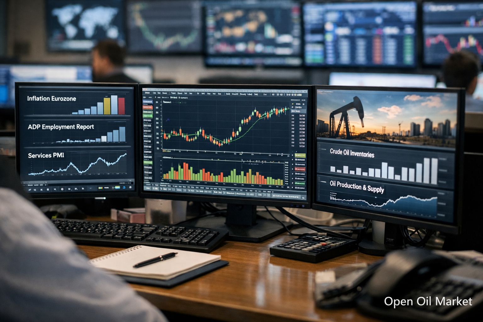 Événements économiques et rapports d'entreprises — mercredi, 7 janvier 2026 : CPI de la zone euro, rapport ADP et indice ISM aux États-Unis.