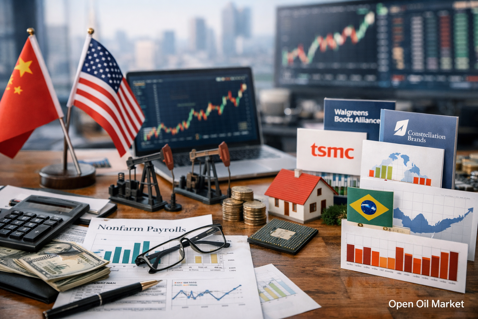 Événements économiques et rapports d'entreprise - vendredi 9 janvier 2026 Nonfarm Payrolls des États-Unis, inflation en Chine et en Allemagne