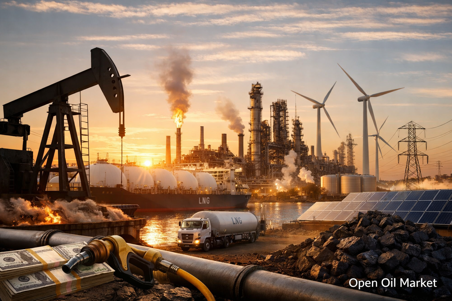 Actualités pétrole et gaz - dimanche 15 mars 2026 : pétrole au-dessus de 100 $, stress sur le marché du gaz et nouveau bilan dans le secteur énergétique mondial