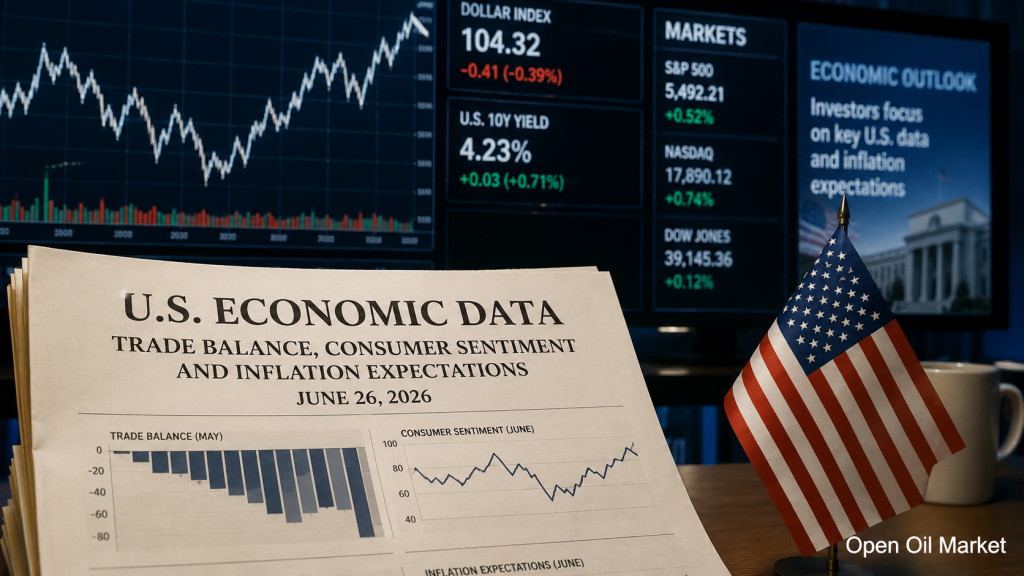 Données macroéconomiques américaines et rapports d'entreprises du 26 juin 2026 pour les investisseurs