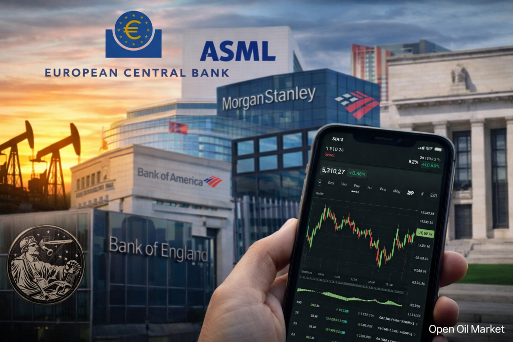 Événements économiques et rapports des entreprises le mercredi 15 avril 2026 : Beige Book, réserves EIA et rapports de Bank of America, Morgan Stanley et ASML.