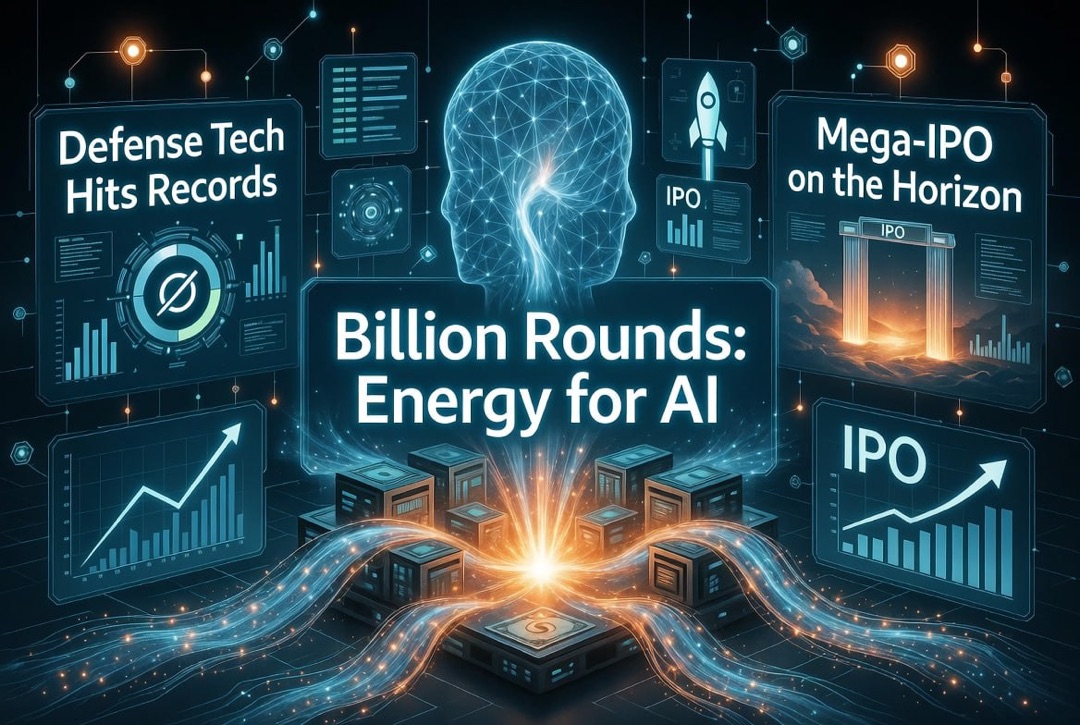 Actualités des startups et investissements en capital-risque : vendredi 07 août 2026 — levées de milliards dans l'énergie pour l'IA, les technologies de défense battent des records et des mégalancements IPO à l'horizon.