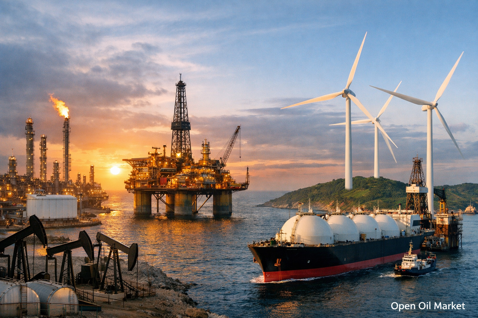 Marché mondial de l'énergie : pétrole, gaz, électricité et ER — événements du 4 février 2026