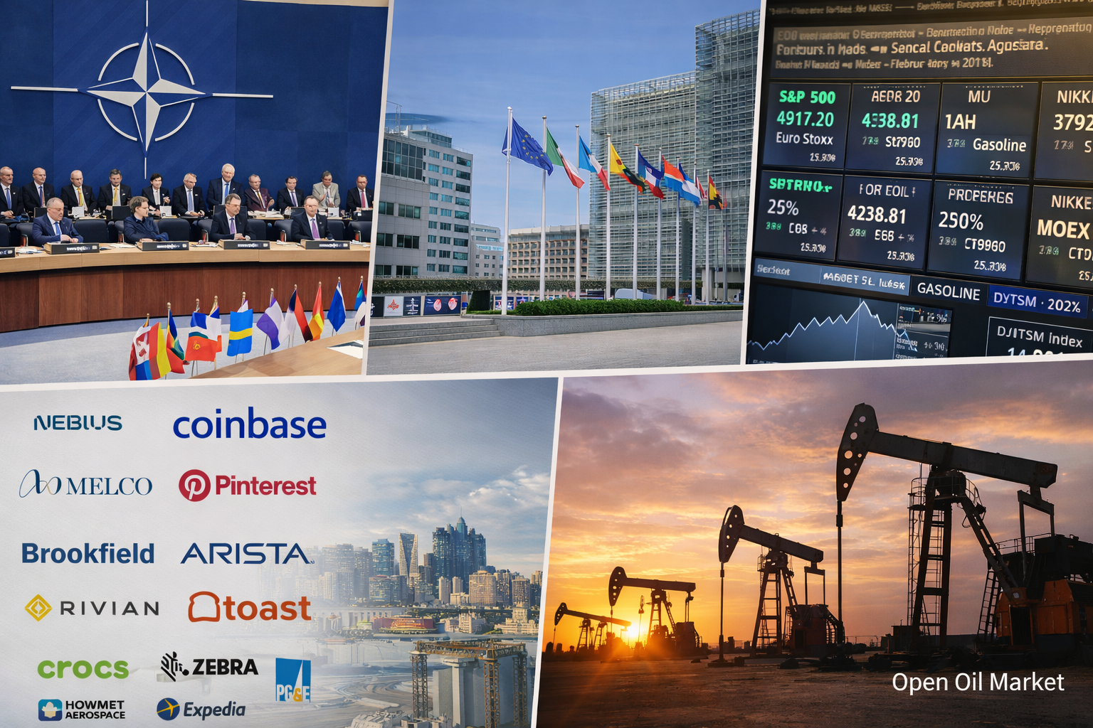 Événements économiques et rapports d'entreprise — jeudi 12 février 2026 : PIB du Royaume-Uni, données des États-Unis, rapport de l'AIE.