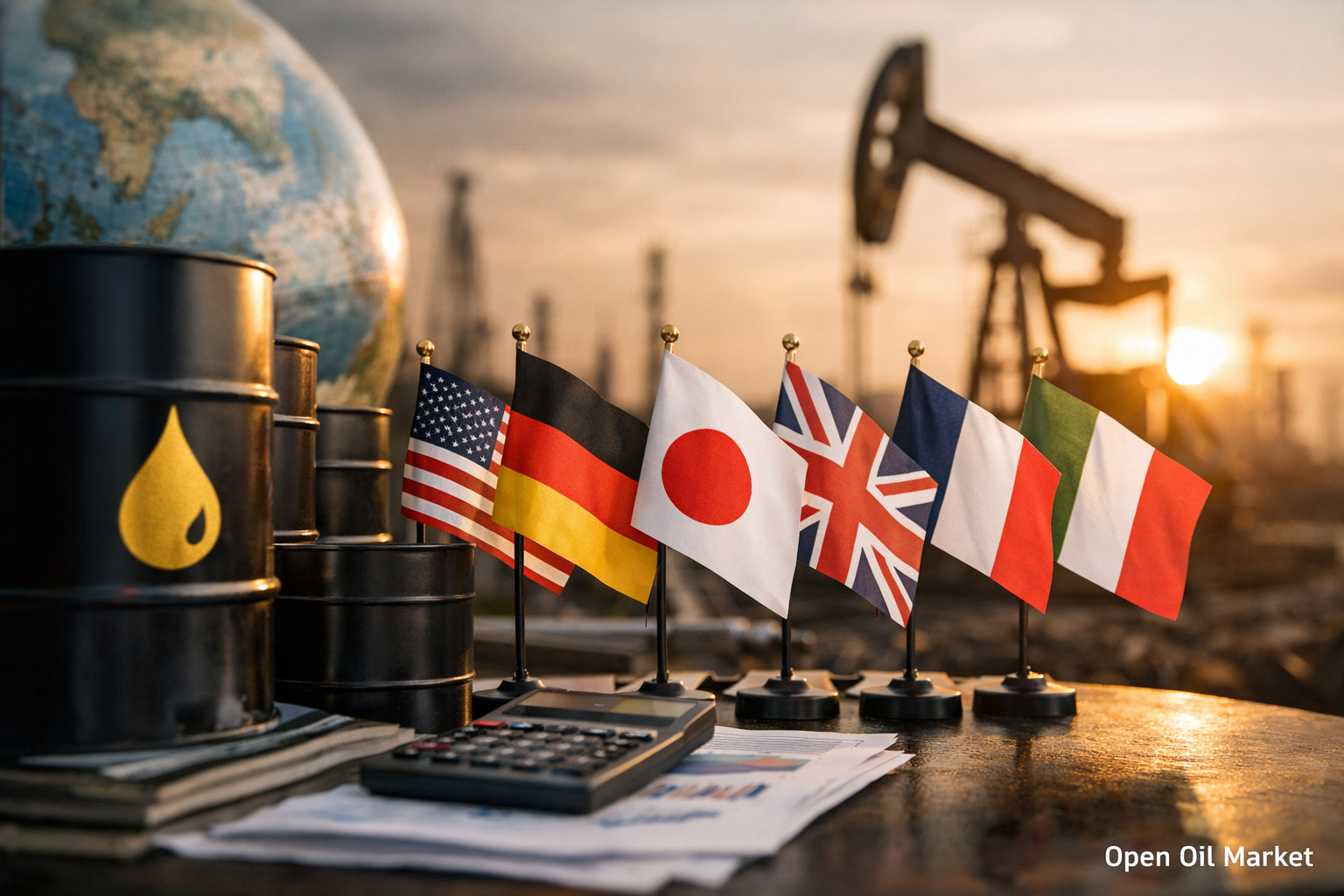 Réserves pétrolières du G7 : plus de 1 milliard de barils – combien cela représente-t-il en jours de consommation de pétrole ?