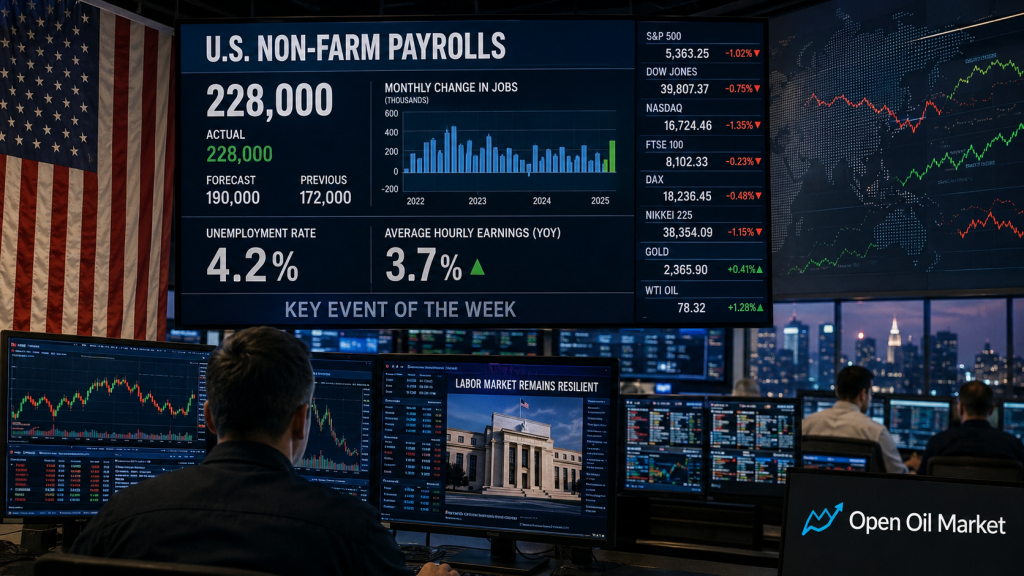 Calendrier de l'investisseur 29 juin — 5 juillet 2026 NFP États-Unis, PMI, inflation, Banque centrale de Russie et OPEP+