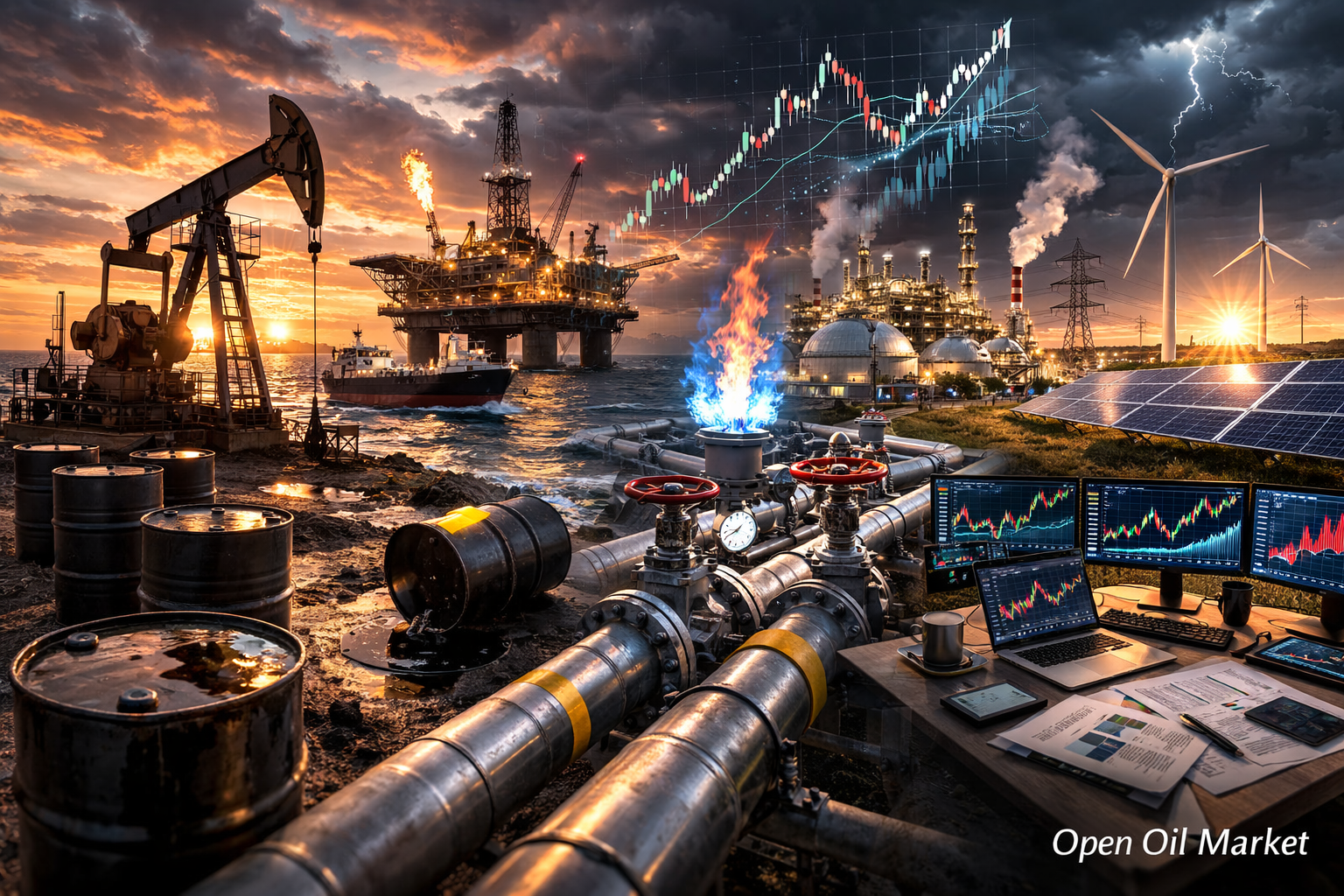 Actualités pétrole et énergie — mercredi, 25 février 2026 | Pétrole Brent, gaz, GNL, raffineries, énergies renouvelables