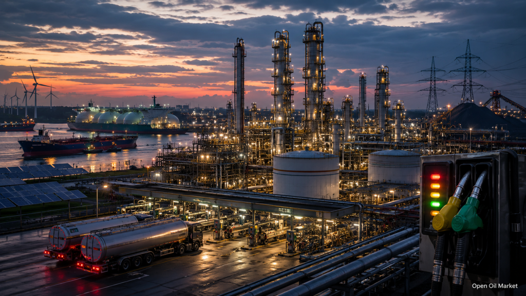 Marché mondial de l'énergie au 11 juillet 2026 — raffinerie, tankers, GNL, énergies renouvelables et électricité