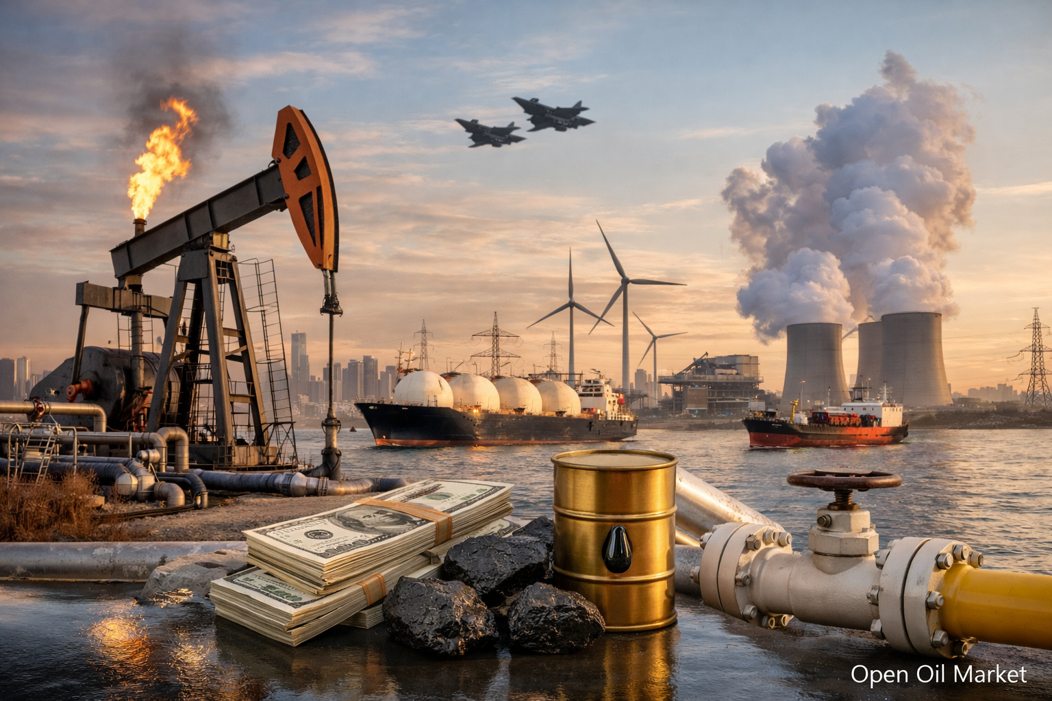 Marché mondial du pétrole et du gaz : pétrole, gaz, électricité et ER - 25 janvier 2026