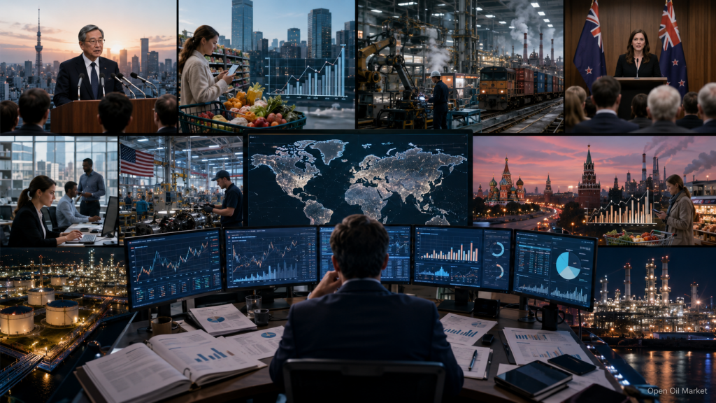 Événements économiques et rapports d'entreprises, mercredi 27 mai 2026 : taux RBNZ, CPI Australie, emploi ADP, production industrielle Russie et rapports Salesforce, Snowflake, Marvell et HP.