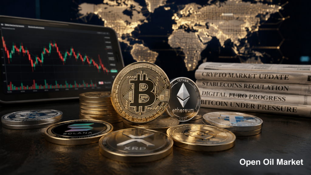 Actualités cryptomonnaies du 24 juin 2026 : Bitcoin, Ethereum, stablecoins et euro numérique dans le contexte du marché crypto mondial