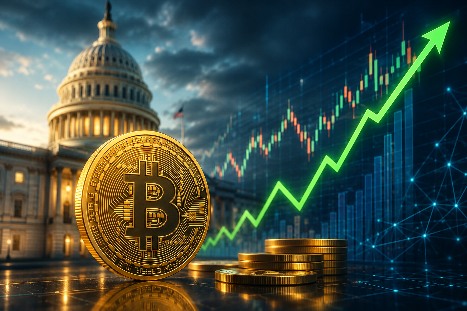 Actualités des cryptomonnaies : mercredi 5 août 2026 - le bitcoin rebondit à 64 000 $, le marché attend le dénouement du CLARITY Act