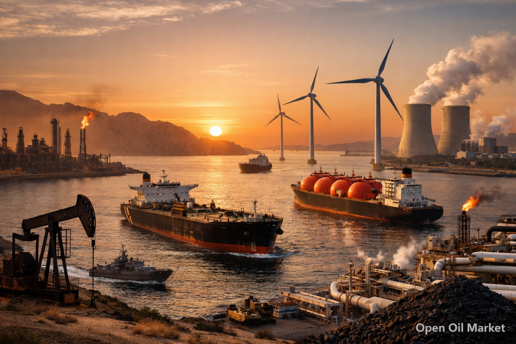 Actualités pétrolières et énergétiques, dimanche 12 avril 2026 — volatilité du pétrole, détroit d'Ormuz et marché mondial de l'énergie