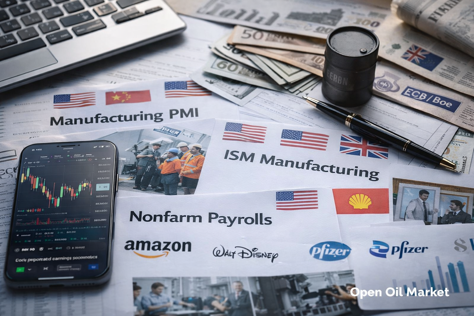 Aperçu des principaux événements économiques et rapports d'entreprise pour la semaine du 2 au 8 février 2026 : PMI, taux des banques centrales, Nonfarm Payrolls