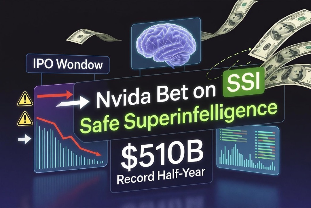 Actualités des startups et des investissements en capital-risque — Mercredi, 5 août 2026 : pari de Nvidia sur Safe Superintelligence, record de 510 milliards $ pour le semestre et fenêtre IPO rétrécie.