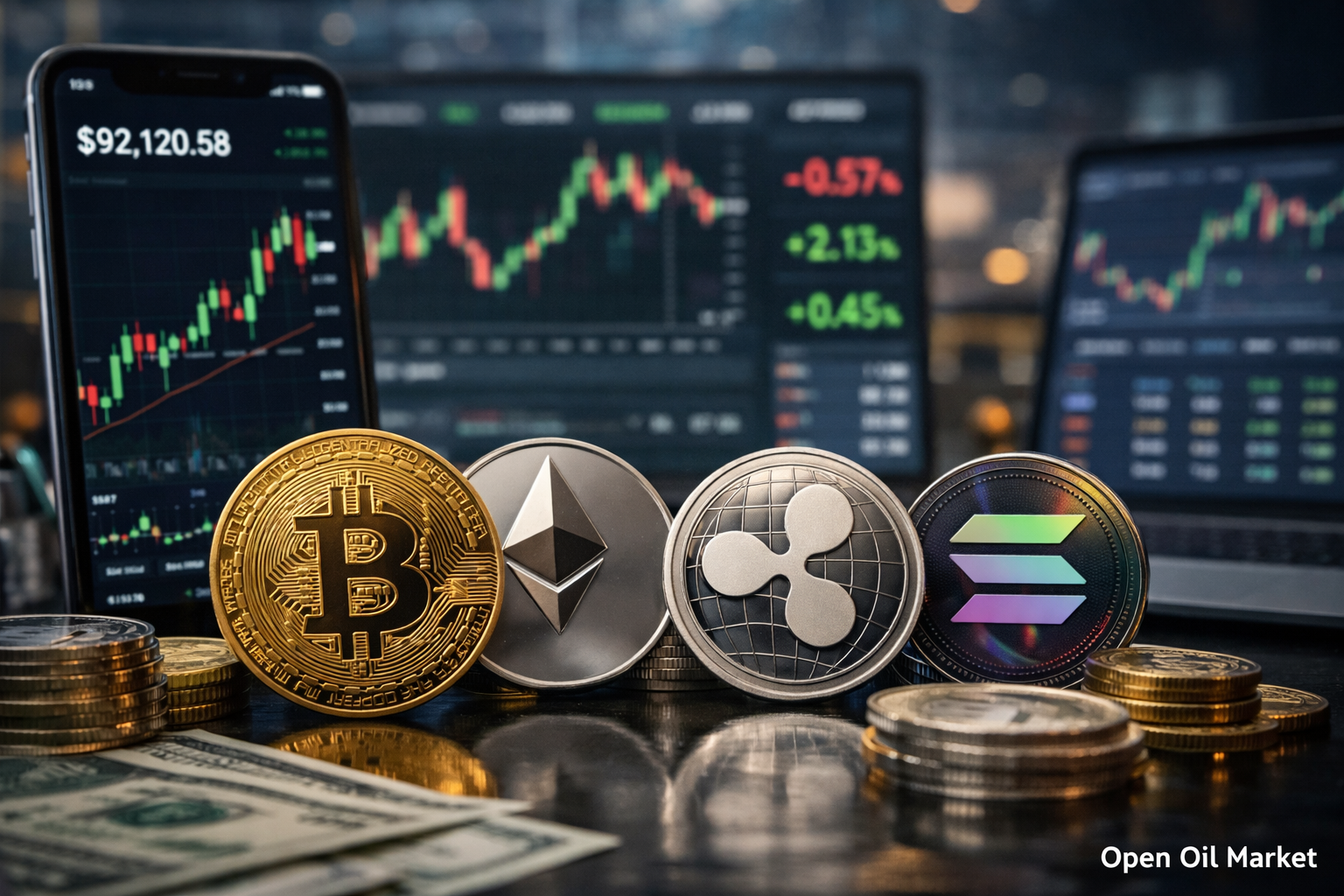 Actualités des cryptomonnaies du 13 janvier 2026 - Bitcoin, altcoins, DeFi et NFT, aperçu du top 10