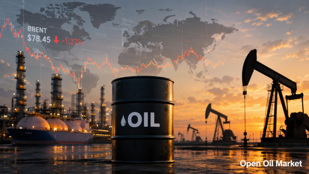 Marché mondial du pétrole et de l'énergie du 13 juin 2026 : Brent, WTI, gaz, GNL, raffineries, produits pétroliers et électricité.