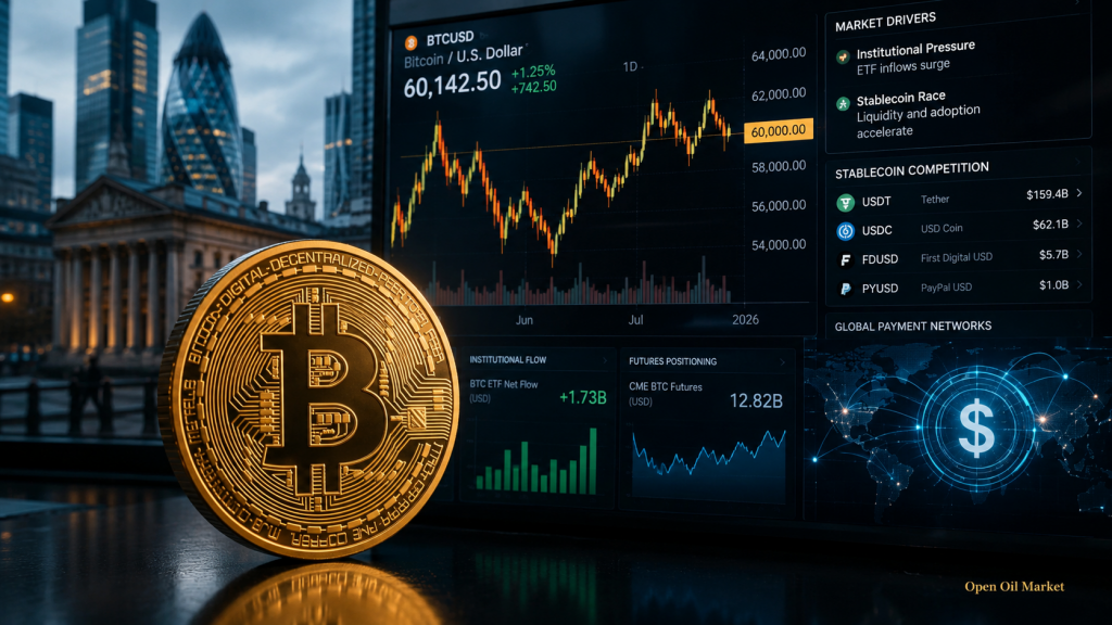 Marché des cryptomonnaies 1er juillet 2026 : Bitcoin, ETF, Ethereum et stablecoins